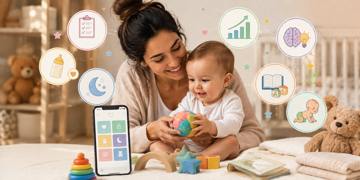 bebê, cuidados com o bebê, desenvolvimento do bebê, rotina do bebê, atividades para bebês, aplicativos para bebês, dicas para pais, educação infantil